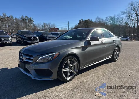 2017 Mercedes-Benz C 300 Sport 4Matic from USA, damaged, VIN 55SWF4KBXHU193395